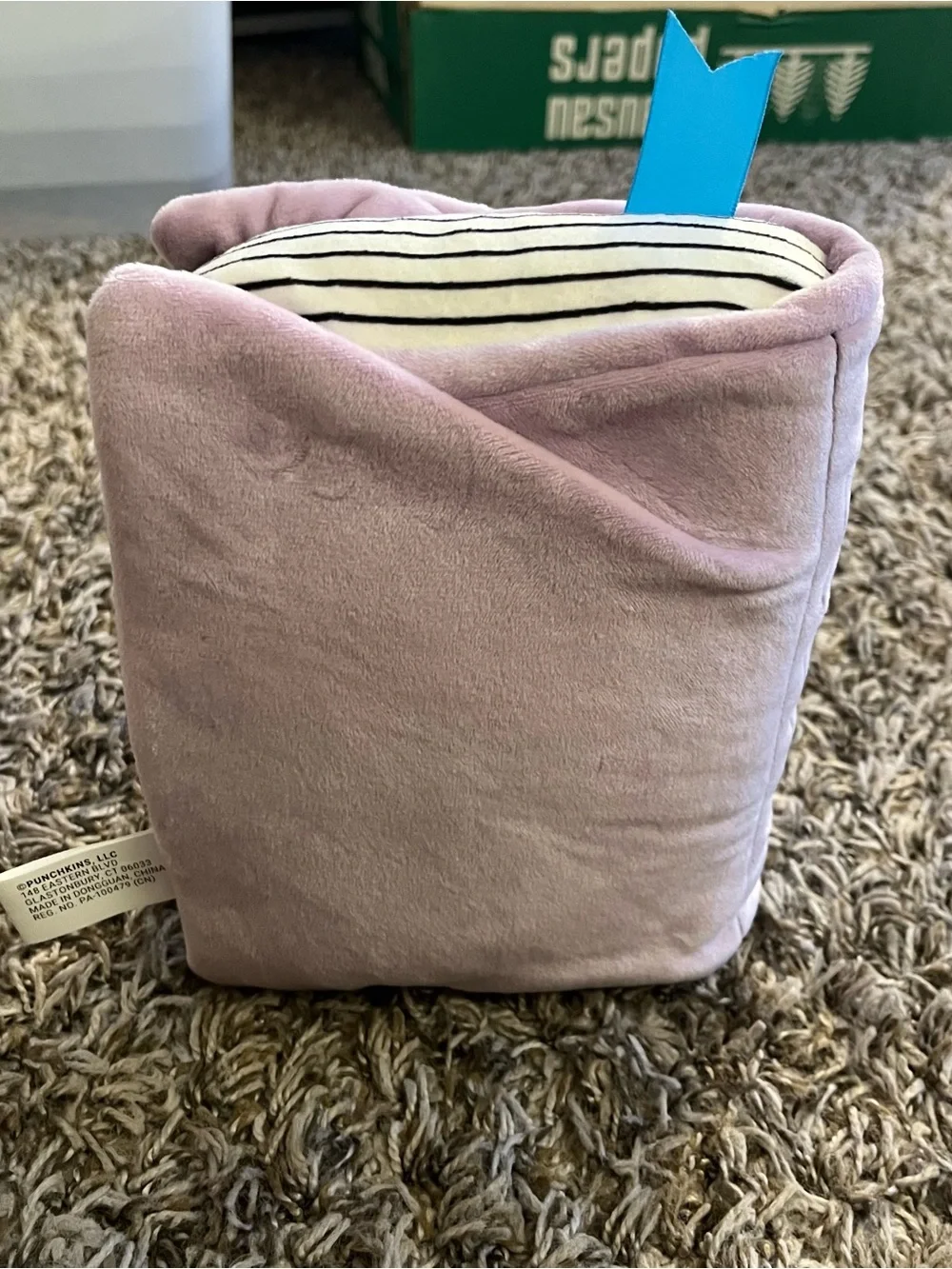 Punchkins Spicy Book with bookmark plush I like my books extra spicy